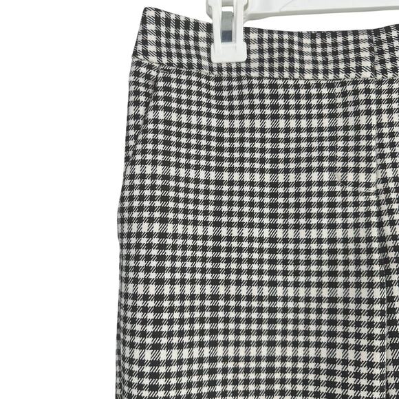 Express Black & White Check Pattern Columnist Pants - Picture 2 of 8